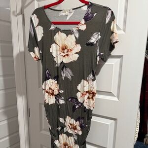 Nine Britton Maternity Bump Friendly Floral Dress Size L